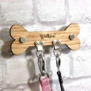 Dog Lead Storage Hook Bone